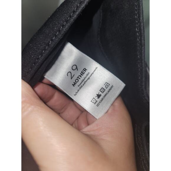 Mother black jeans insider crop step fray 29 - Picture 5 of 6